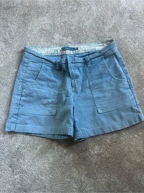 Prana Light Blue Corduroy Shorts